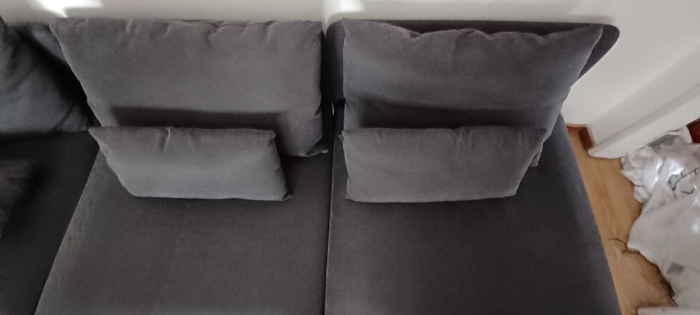 Sofá IKEA SÖDERHAMN de canto – Hillared Antracite – 192x192cm – Excelente estado