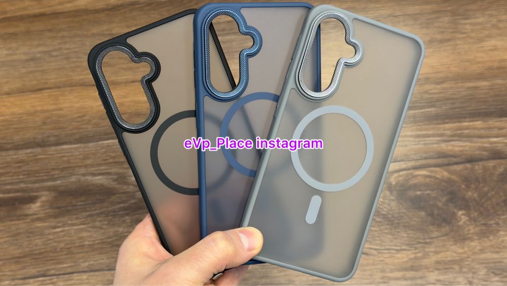 Чохол Samsung A36 / A56 / A37 MagSafe Metal Buton Camera чехол самсунг