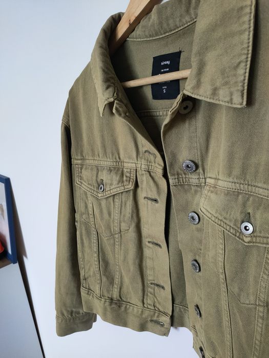 Kurtka Jeansowa Katana Sinsay S Zielona Khaki