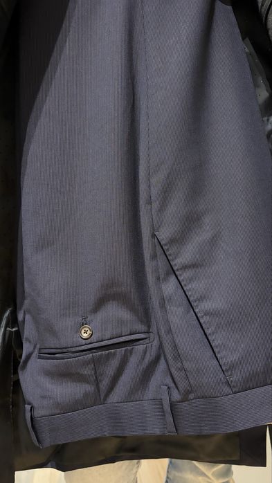 Fato de homem completo: blazer e calça azul marinho