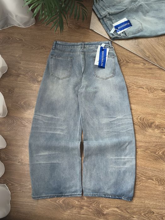 Baggy Balloon Fit Jeans berska Blue Широкі Джинси бершка Голубі Вошед SK8 Y2K Skater Loose Archive Opium Балун Фіт Беггі Бегги Джинсы jaded london