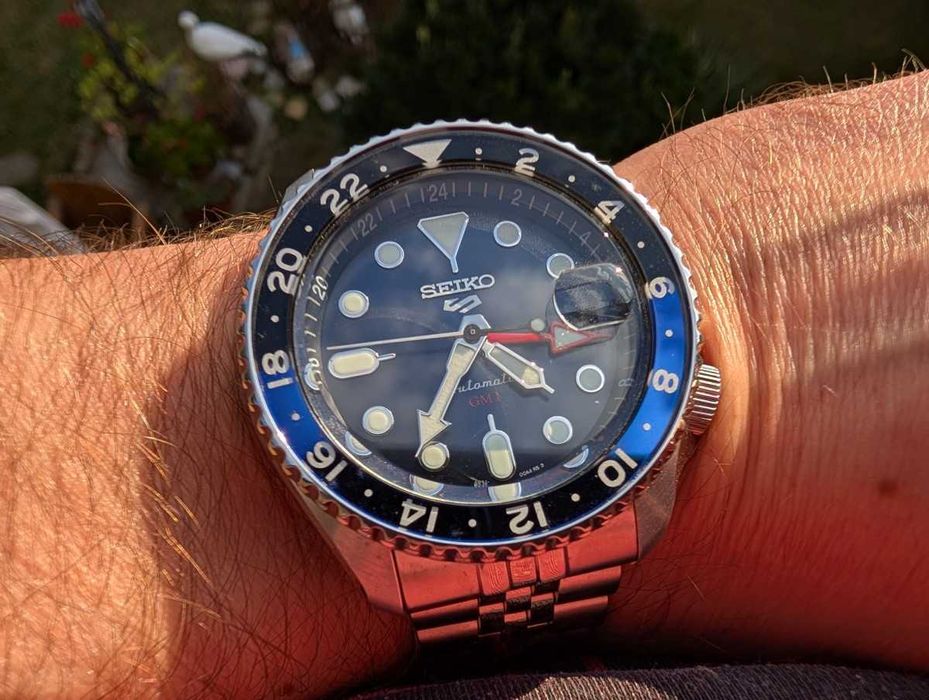 Zegarek Seiko 5 Sports 'Blueberry' GMT SSK003K1