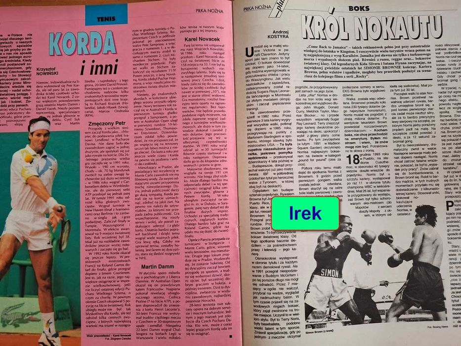 Miesięcznik "Piłka Nożna - plus" - rocznik 1994
