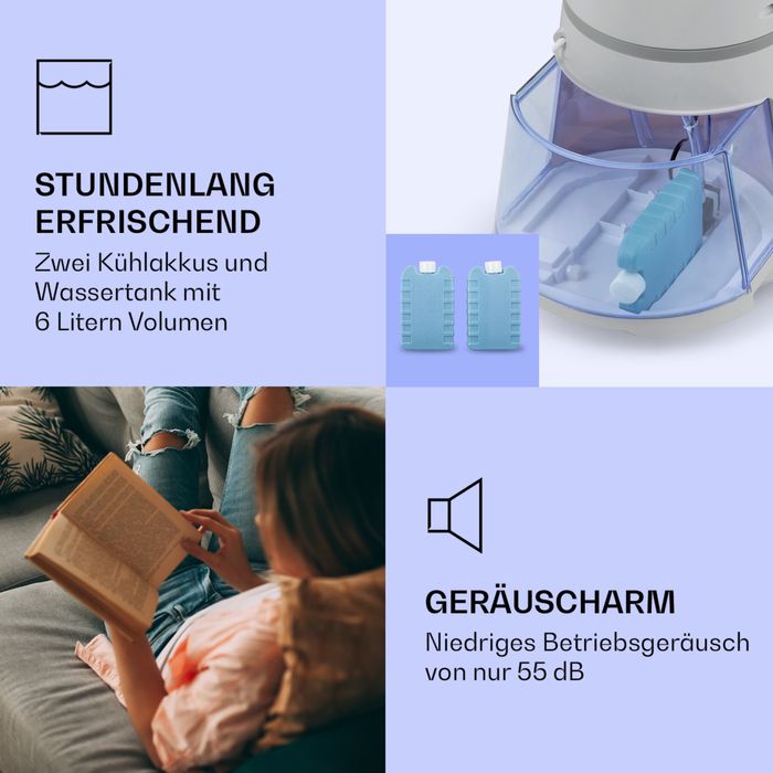 Увлажнитель воздуха, охладитель, вентилятор, освіжувач Klarstein