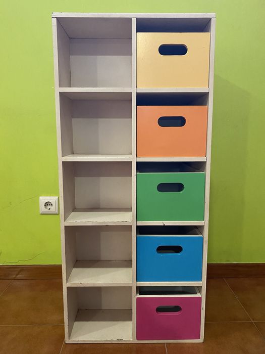 Móvel de Arrumação Infantil Colorido
