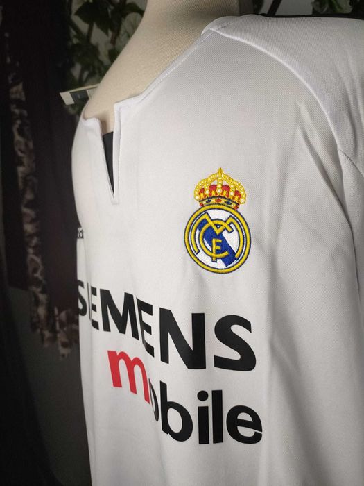 Retro Real Madrid 2003/04 Beckham 23 Em Stock M/L