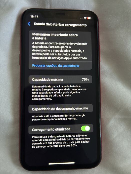 Iphone xr em bom estado