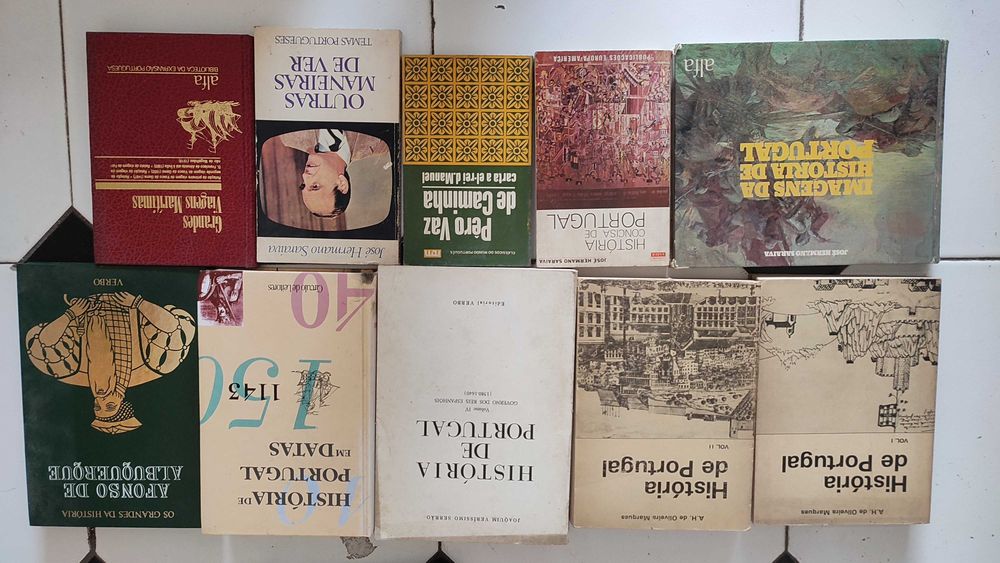 15 Livros de História de Portugal