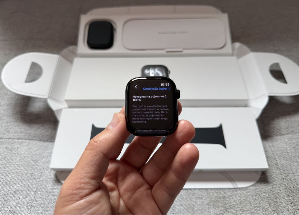  Apple Watch Series 11 46mm Jet Black I Bateria 100% I Gwarancja