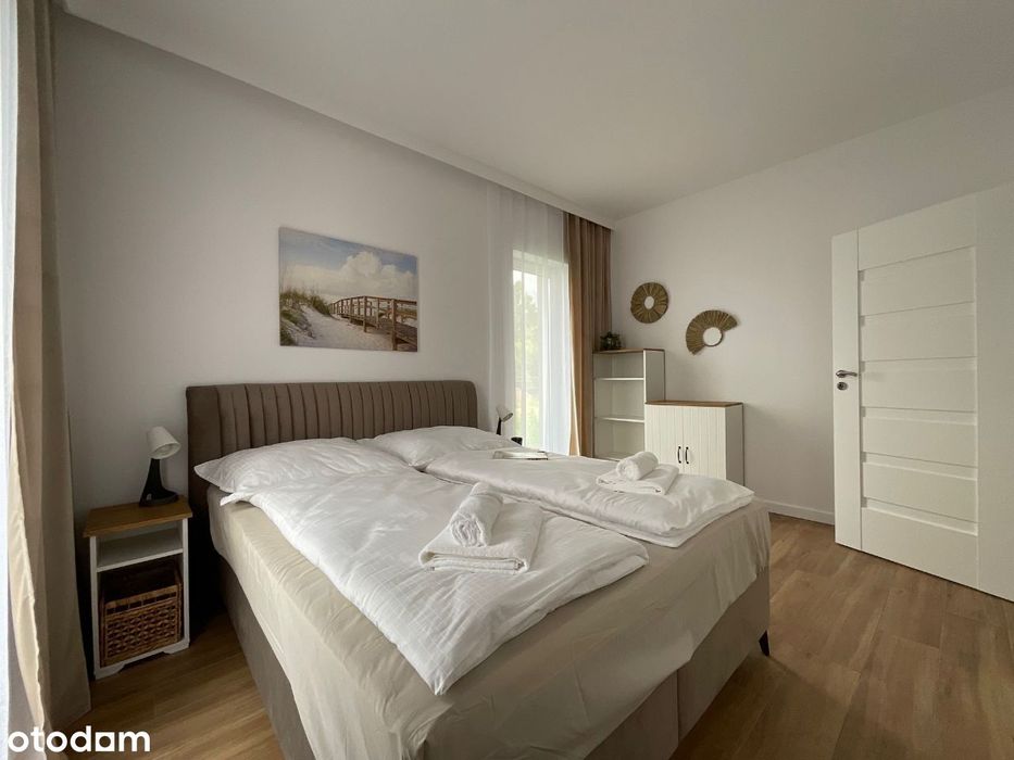 całoroczny APARTAMENT z ogrodem w otulinie LASU