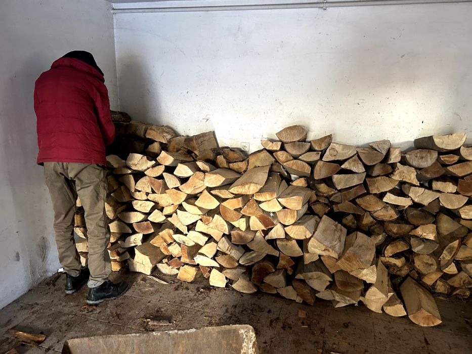 DREWNO KOMINKOWE Suche Drzewo do Kominka Sezonowane 3 lata Grab Buk