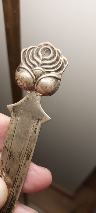 abre cartas em prata marcados