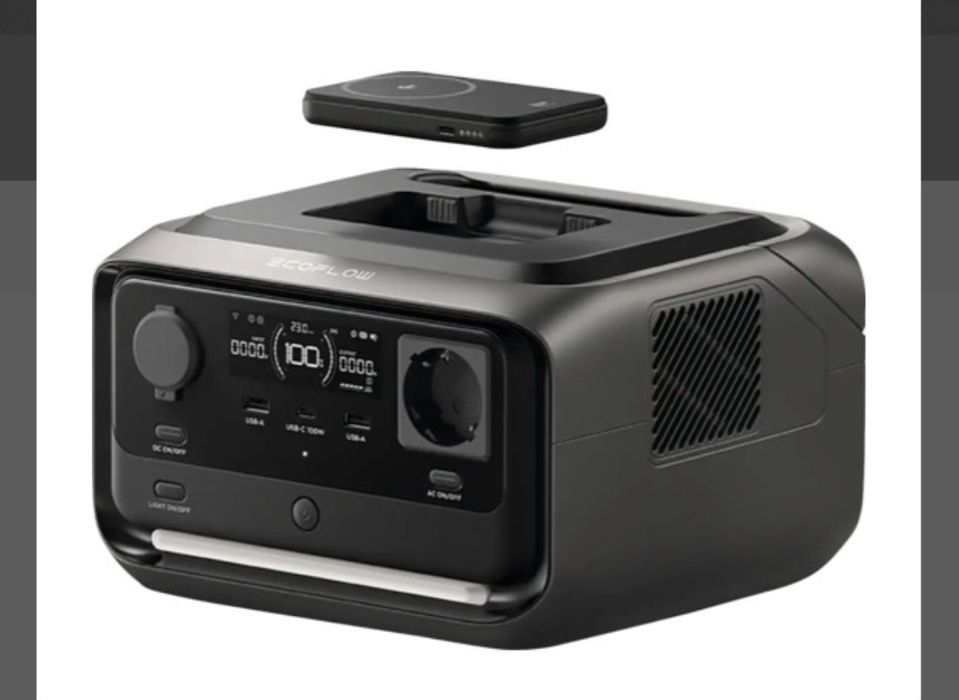 Зарядна станція EcoFlow RIVER 3 Plus Wireless 286 Wh 600 W