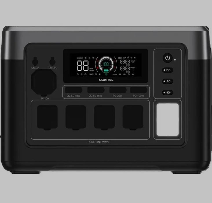 Зарядна станція OUKITEL P1000E (1800 Вт / 1024 Вт*год)