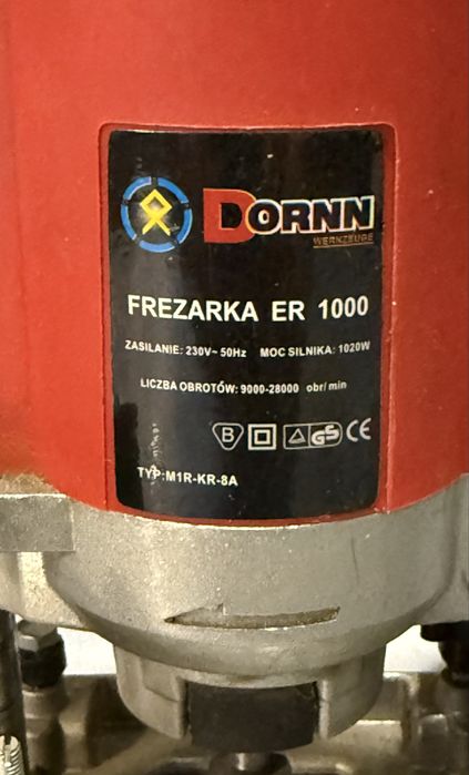 Frezarka Górnowrzecionow DORNN ER 1000 Regulacja Obrotów, Sprawna Polecam