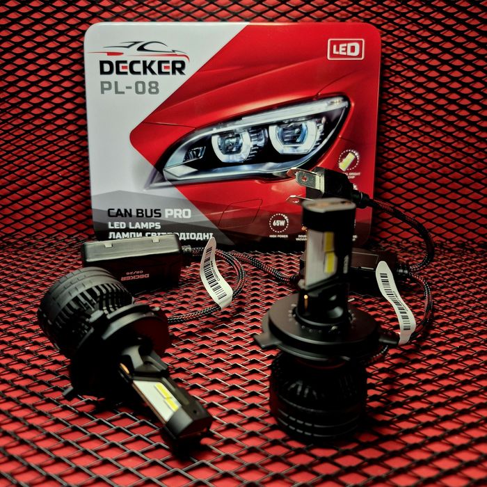 Лед лампи Decker PL 08 65 W 13000Lm  H4 H7 H1 HB3 Всі цоколя