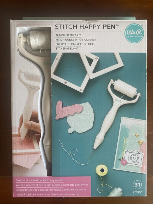 Kit de iniciação Stitch Happy Pen (ferramenta de costura manual)