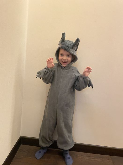 Костюм вовка, сніговика, дракона на 4 роки