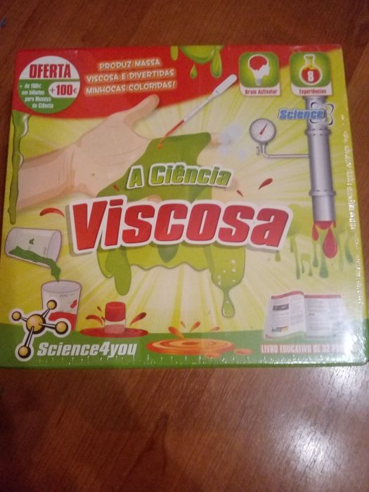 Science4you para fazer massa viscosa e colorida