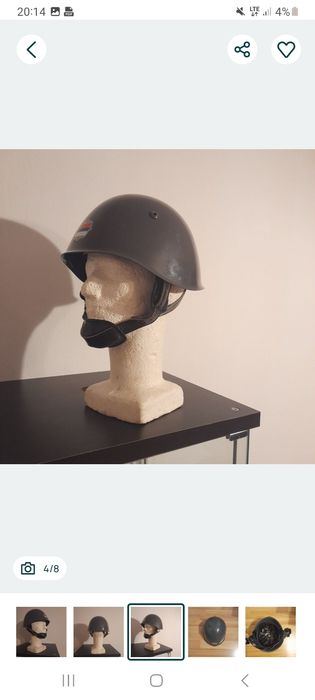 Hełm wloski M33, serbska policja .