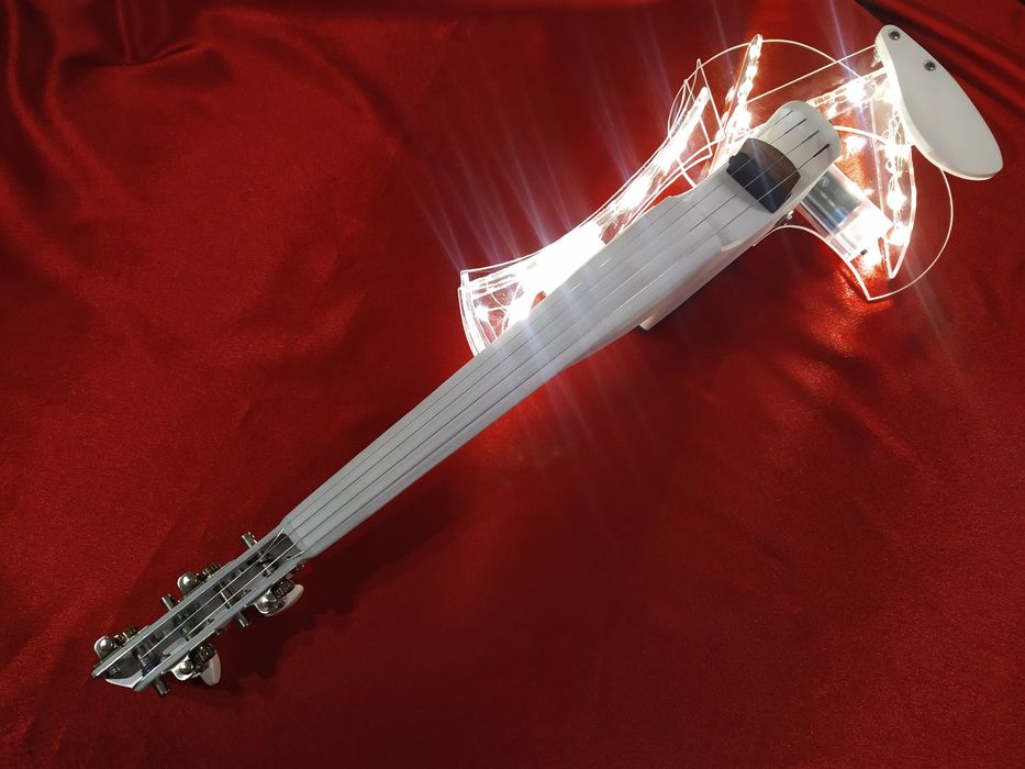 Nowe lutnicze kompozytowe skrzypce elektryczne Makowski Winter Night