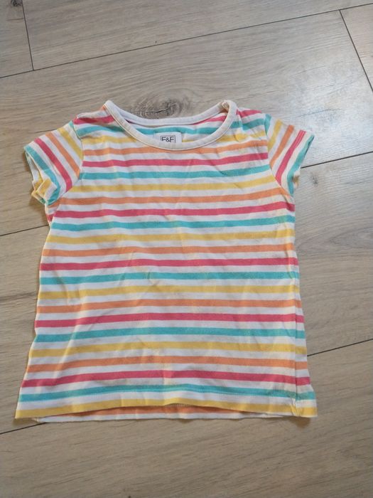 Koszulka bluzka t-shirt dla dziewczynki rozm 92 marka F&F