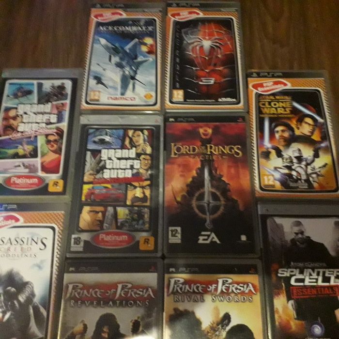 Unikatowe świetne gry SONY PSP mobilne UMD