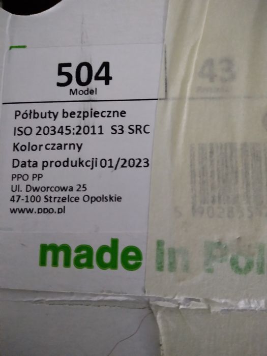 Sprzedam buty robocze bhp