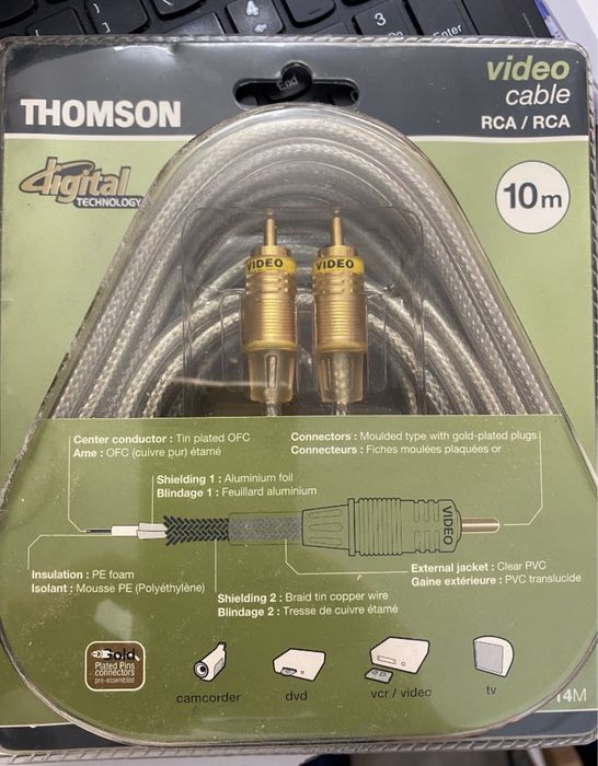 Kabel cinch rca Thomson 10m