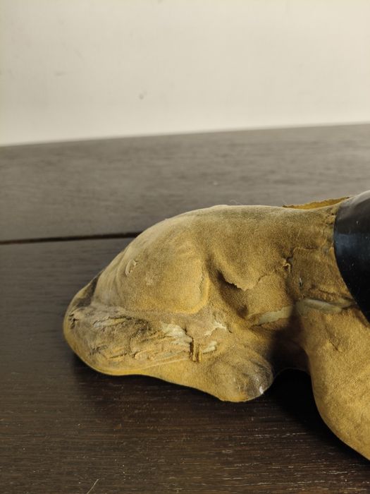 Stary plastikowy owczarek niemiecki z kiwającą się głową PRL ⁴⁶