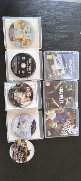 Conjunto de 3 jogos PlayStation 3 em boas condições+5 não funcionais