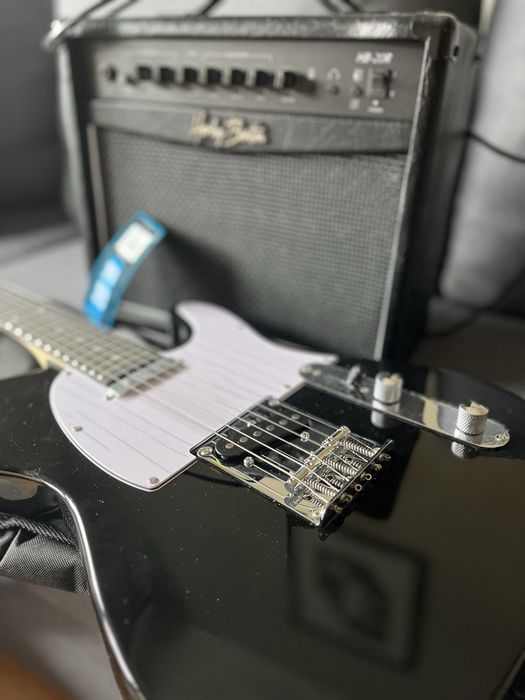Zestaw gitarowy Harley Benton TE-20 BK Standard Series