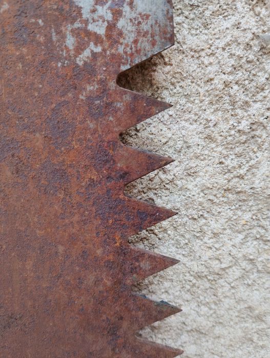 Piła ręczna prosta PRL