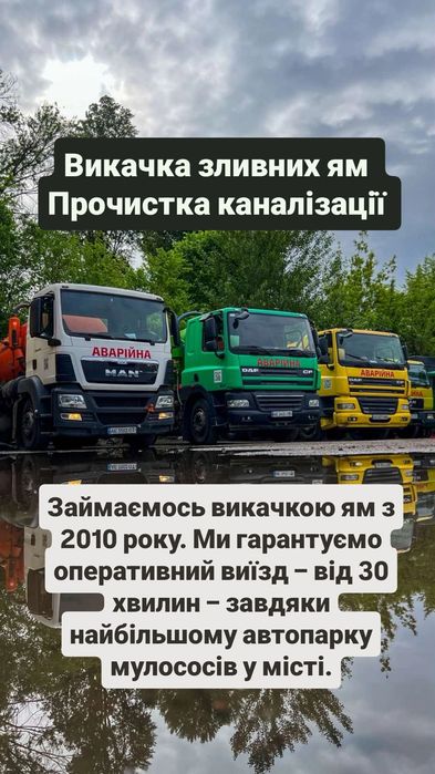ГІДРО ОЧИСТКА‼️викачка ям, асенізатор, викачка каналізації, асинизатор