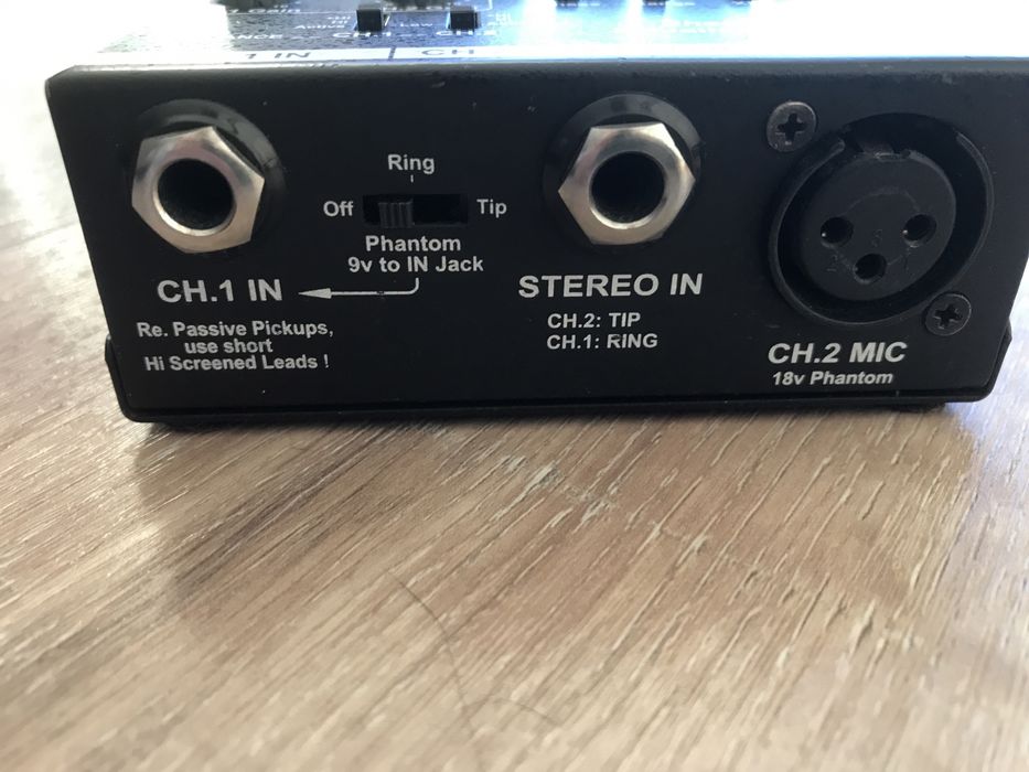 Headway Eb2 pre amplificador/DI  de dois canais