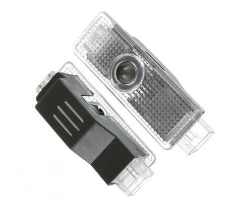 Luzes cortesia porta BMW M Performance | Pinos porta Cromado Carbono