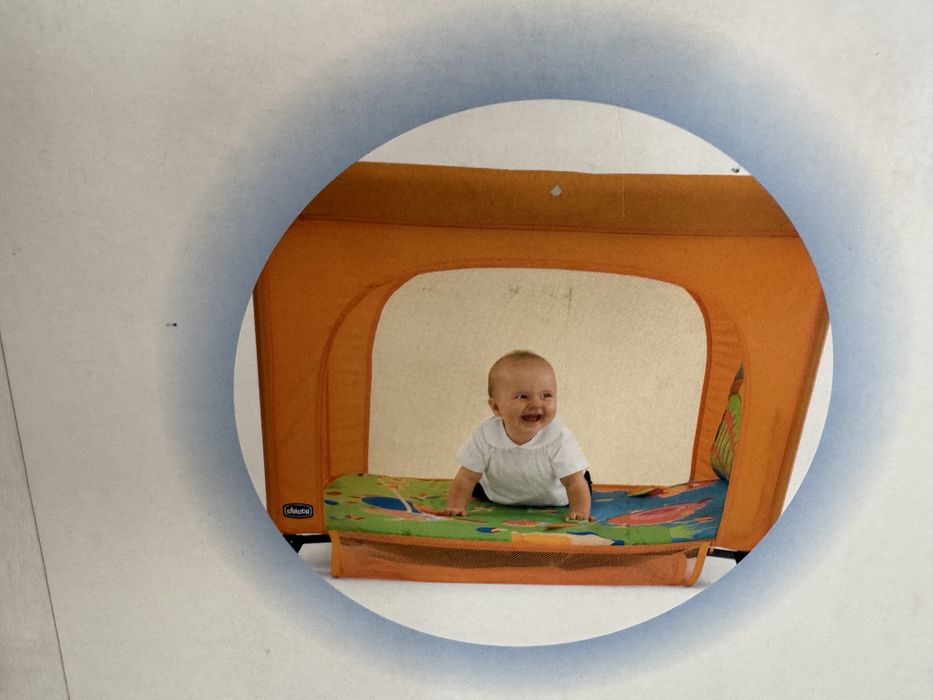 Parque quadrado da Chicco cor de Laranja