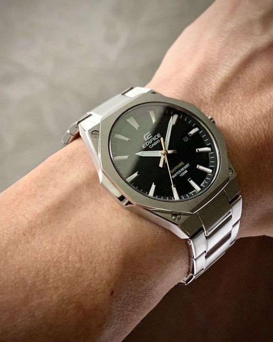 Zegarek Męski Casio EFR-S108D-1A Edifice Classic Sapphire + BOX Casio