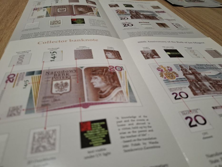 Folder - 600.rocznica urodzin Jana Długosza - 2 szt.