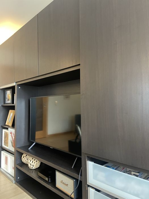 Móvel de TV / Estante IKEA BESTÅ – Castanho-Preto