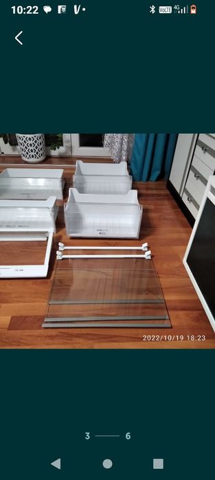 Szuflada chłodziarki do lodówki Hotpoint ariston