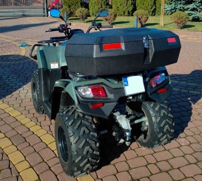 Kufer box EXTRCRAFT tył tylny 78L + OPARCIE/ZAMEK uniwersalny QUAD ATV