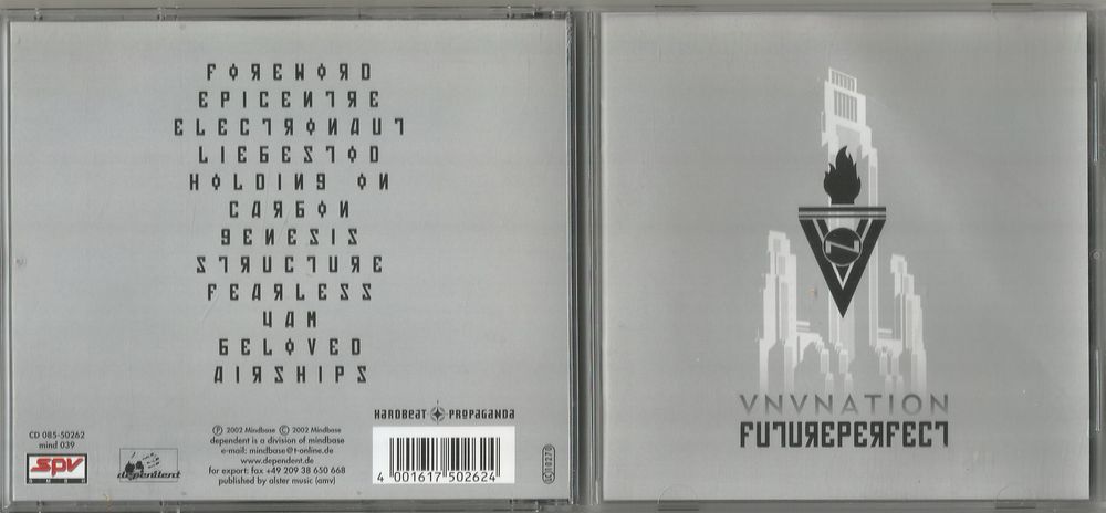 VNV NATION - Futureperfect CD [GER]