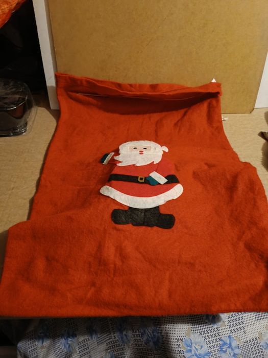 Decoração de Natal - Luzes + Saco Pai Natal