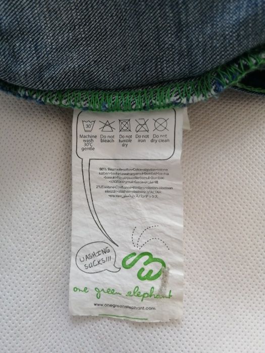 ONE GREEN ELEPHANT - Damskie Spodenki, Szorty Jeansowe, Jeansy XS