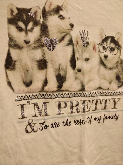 Bluza w pieseły r. 146-152