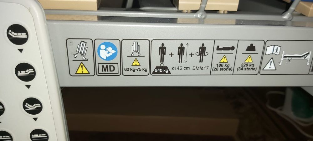 Łóżko ortopedyczne REHABED