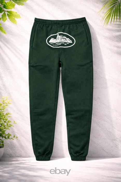 Cortez Spodnie Męskie Dresowe Zielone Rozmiar L Używane