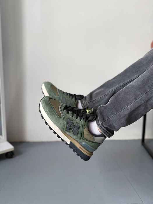 36-45 Stone Island x New Balance 574 Legacy 'Dark Green'