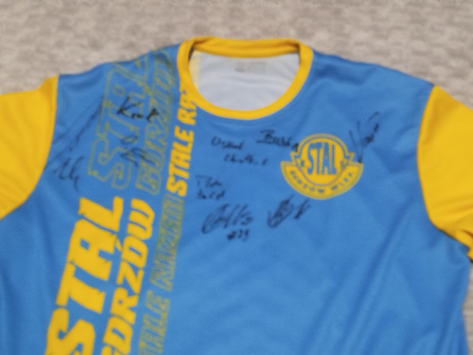 Koszulka Stal Gorzów z autografami